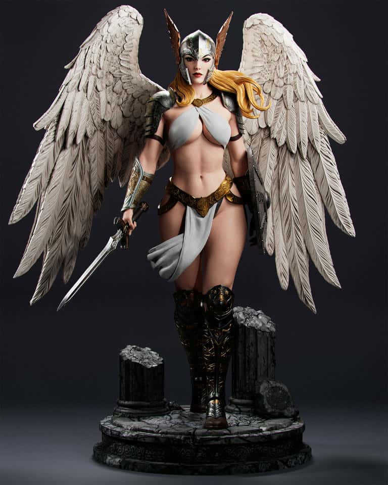 ABE3D 北欧神话 女武神瓦尔基丽-P站图纸收藏馆