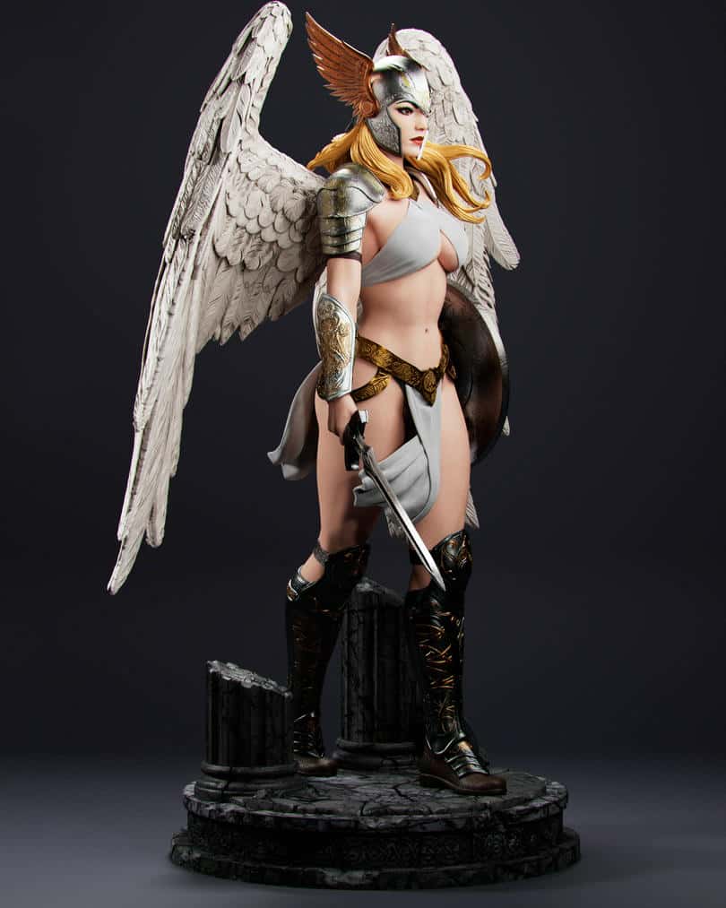 图片[3]-ABE3D 北欧神话 女武神瓦尔基丽-P站图纸收藏馆