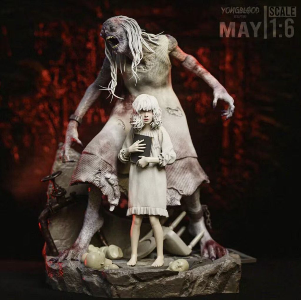 Yongblood Sculpture 生化危机 艾米莉-P站图纸收藏馆