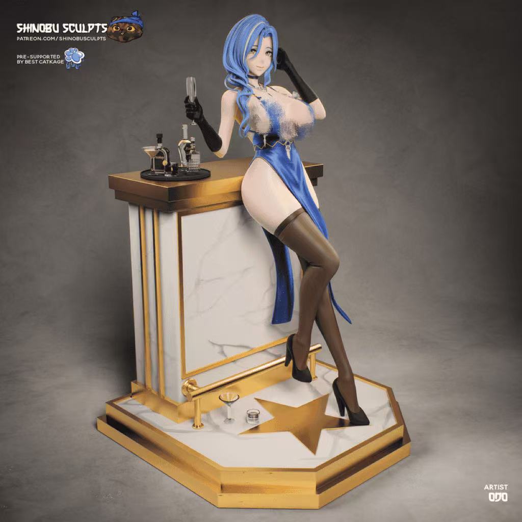 图片[1]-Shinobu Sculpts 少女前线 海伦-P站图纸收藏馆