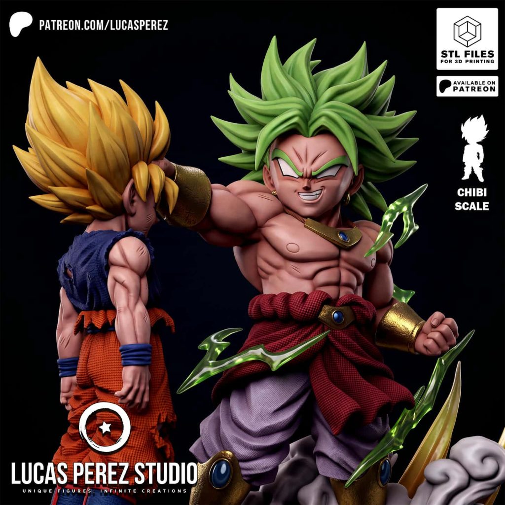 图片[3]-Lucas Perez 龙珠 布罗利VS悟空-P站图纸收藏馆