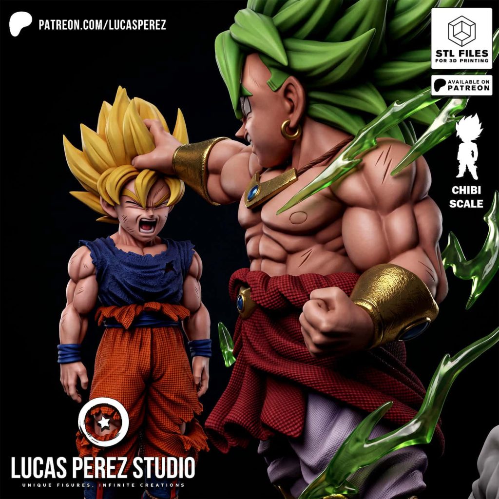 图片[2]-Lucas Perez 龙珠 布罗利VS悟空-P站图纸收藏馆