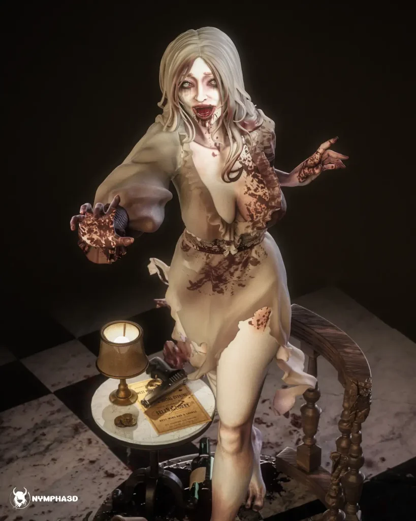 图片[2]-NYMPHA 3D 生化危机 赛琳娜·科里-P站图纸收藏馆