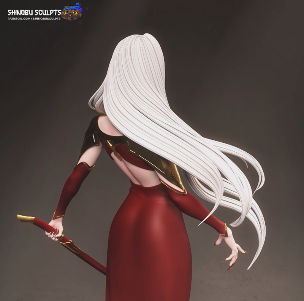图片[2]-Shinobu Sculpts 恶魔城 卡米拉‌-P站图纸收藏馆