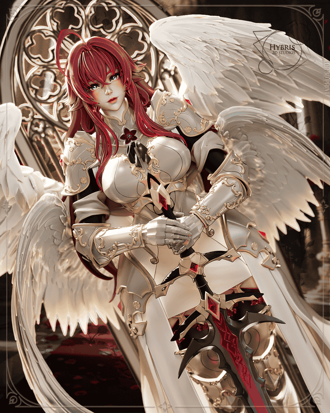图片[2]-Hybris Studios 恶魔高校D×D 莉雅丝·吉蒙里‌-P站图纸收藏馆