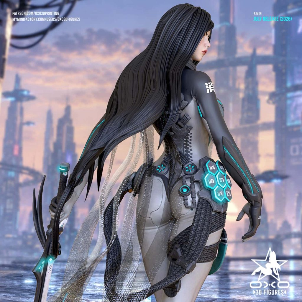 图片[3]-OXO3D DC漫画 渡鸦-P站图纸收藏馆