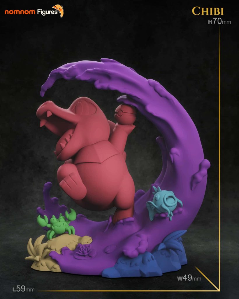 图片[3]-Nomnom Figures 精灵宝可梦 小锯鳄-P站图纸收藏馆