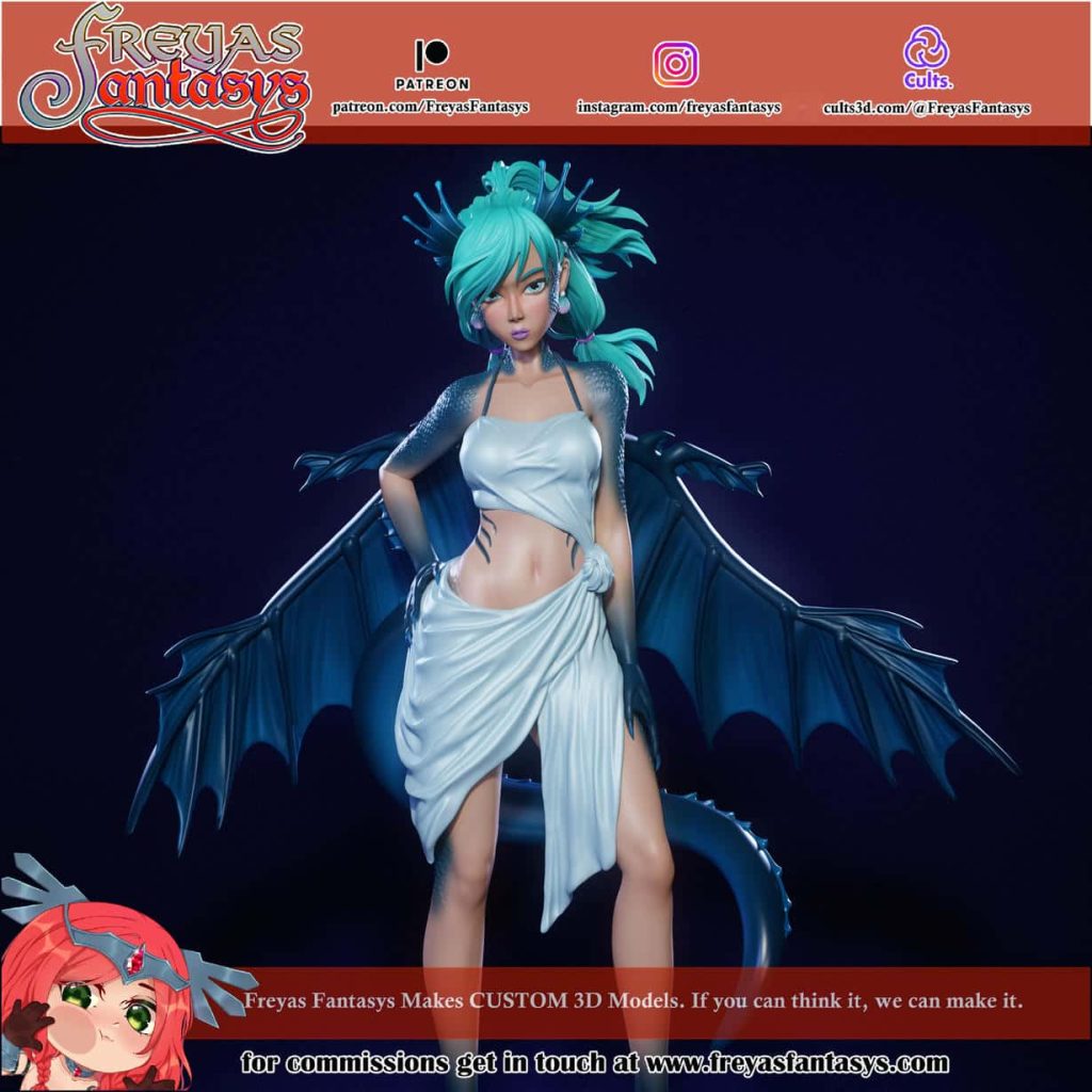 Freyas Fantasys 龙女-P站图纸收藏馆