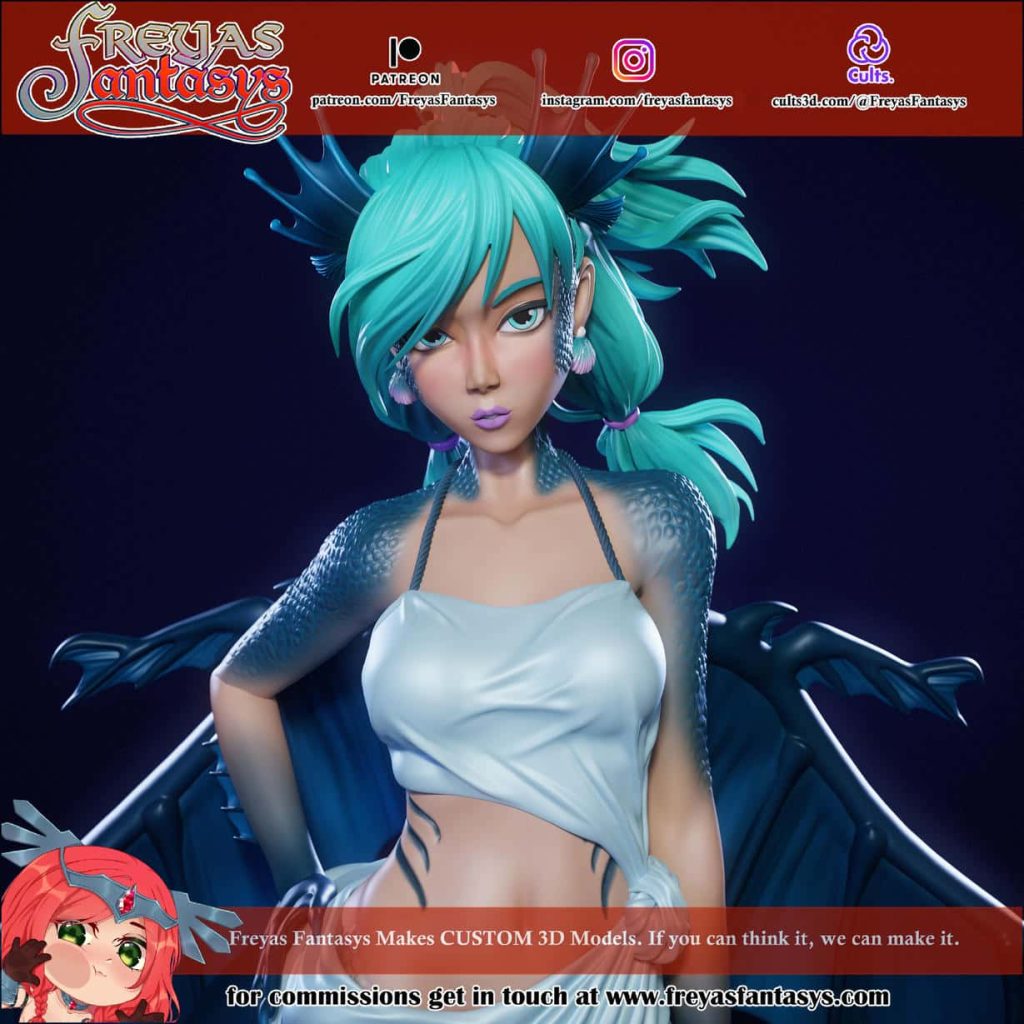 图片[2]-Freyas Fantasys 龙女-P站图纸收藏馆