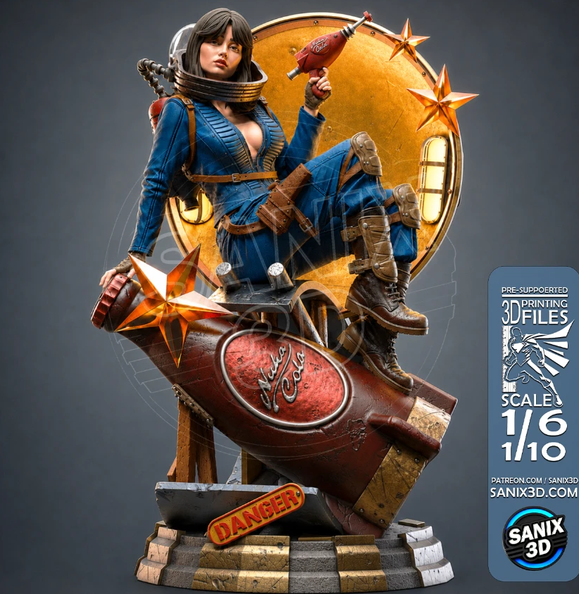 Sanix3d 辐射 露西·麦克莱恩-P站图纸收藏馆