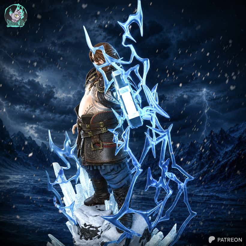 图片[4]-Kaidan 3D 战神 雷神托尔-P站图纸收藏馆