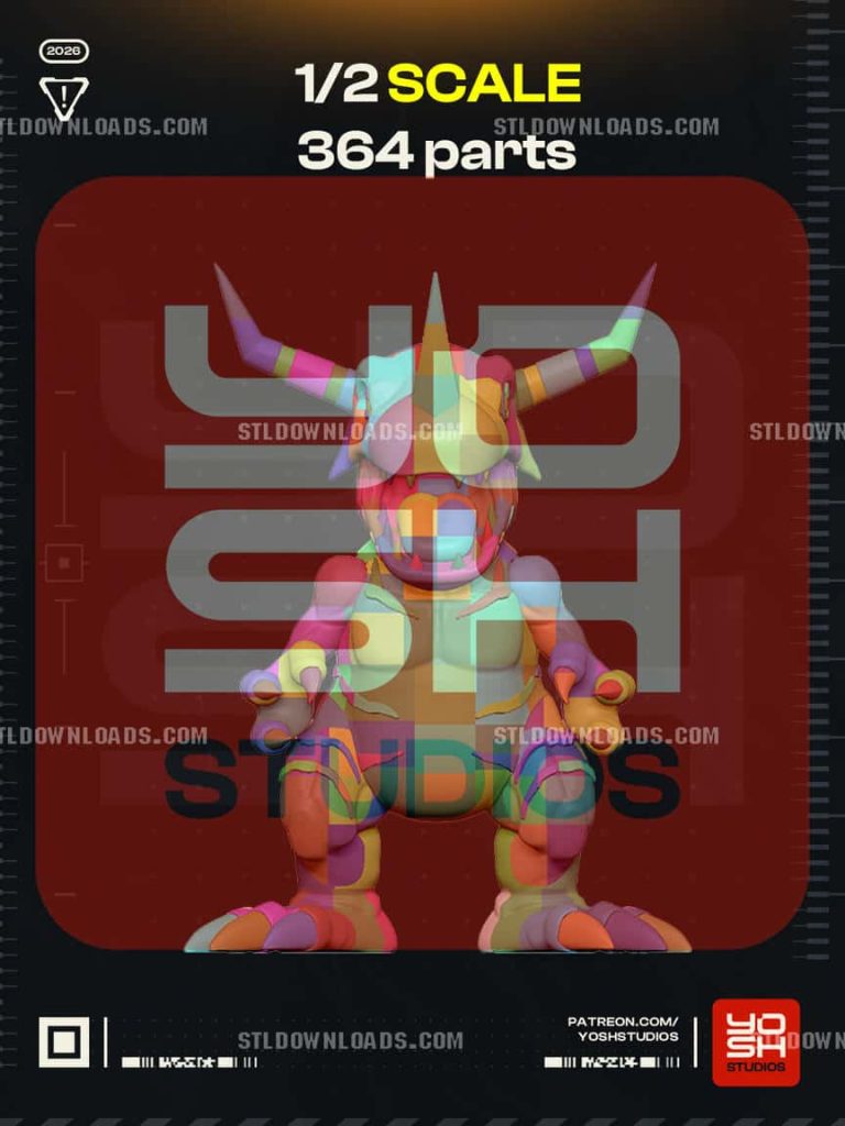 图片[2]-Yosh Studios 数码宝贝 暴龙兽-P站图纸收藏馆