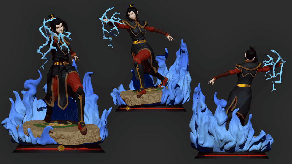 图片[4]-Inaki Sculpts 降世神通 阿祖拉-P站图纸收藏馆